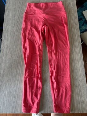 Lululemon Align Leggings Size 6 Coral Pink High Rise